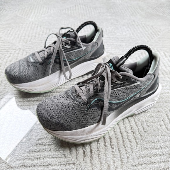 Saucony Shoes - Saucony Echelon 9 Running Shoes Womens 7.5 PWRRUN Cushioned S10765-20 Sneaker